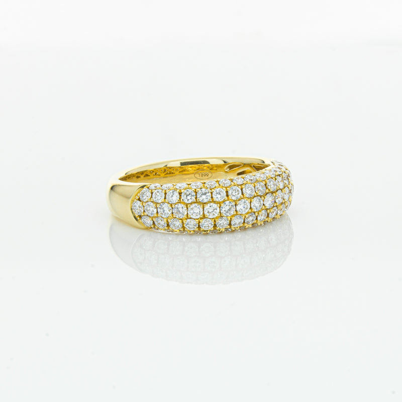 18ct Yellow Gold Diamond Ring-Ring-Walker & Hall