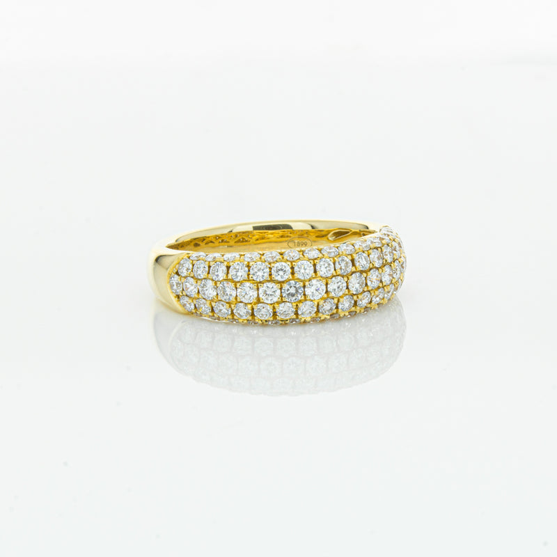 18ct Yellow Gold Diamond Ring-Ring-Walker & Hall