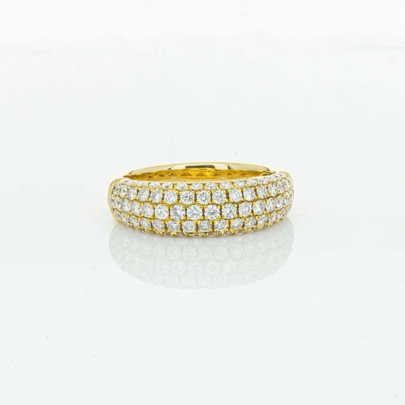 18ct Yellow Gold Diamond Ring-Ring-Walker & Hall