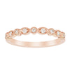 18ct Rose Gold Diamond Aura Ring-Ring-Walker & Hall