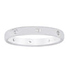 18ct White Gold .08ct Diamond Lucky Band-Ring-Walker & Hall