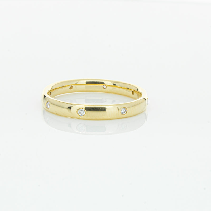 18ct Yellow Gold Diamond Lucky Band-Ring-Walker & Hall