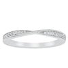 18ct White Gold .09ct Diamond Zenith Band-Ring-Walker & Hall