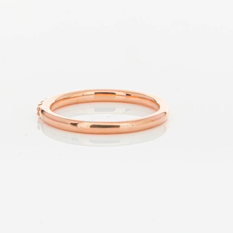 18ct Rose Gold .20ct Manhattan Diamond Band-Ring-Walker & Hall