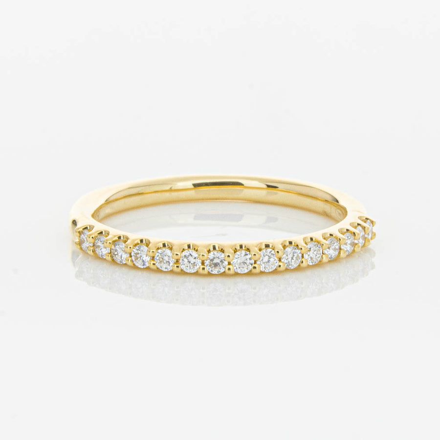 18ct Yellow Gold .20ct Diamond Manhattan Band-Ring-Walker & Hall