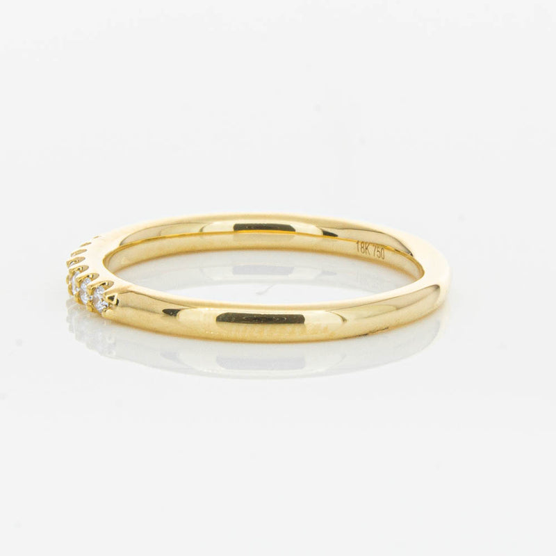 18ct Yellow Gold .20ct Diamond Manhattan Band-Ring-Walker & Hall