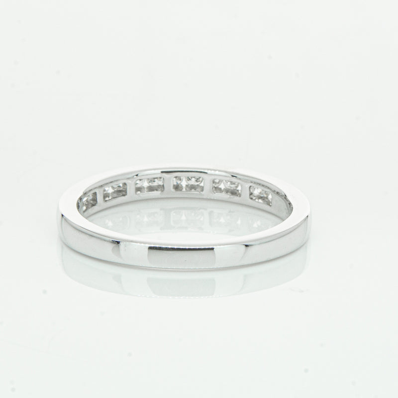 18ct White Gold .28ct Diamond Avalon Band-Ring-Walker & Hall