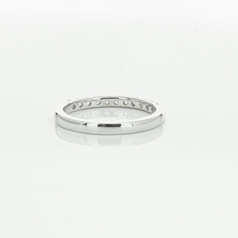 18ct White Gold .32ct Diamond Bella Band-Ring-Walker & Hall