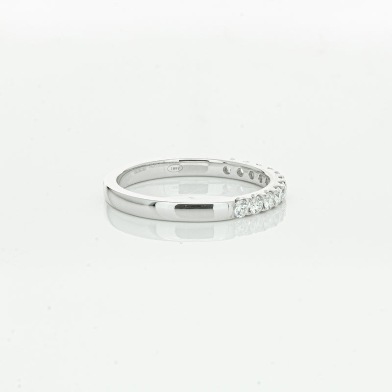 18ct White Gold .32ct Diamond Bella Band-Ring-Walker & Hall