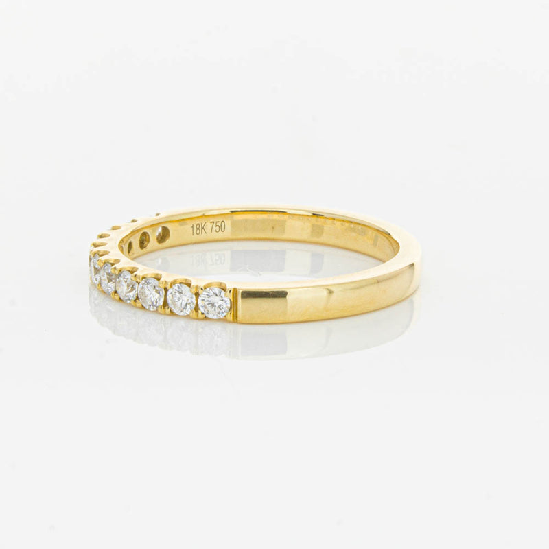 18ct Yellow Gold .33ct Diamond Bella Band-Ring-Walker & Hall