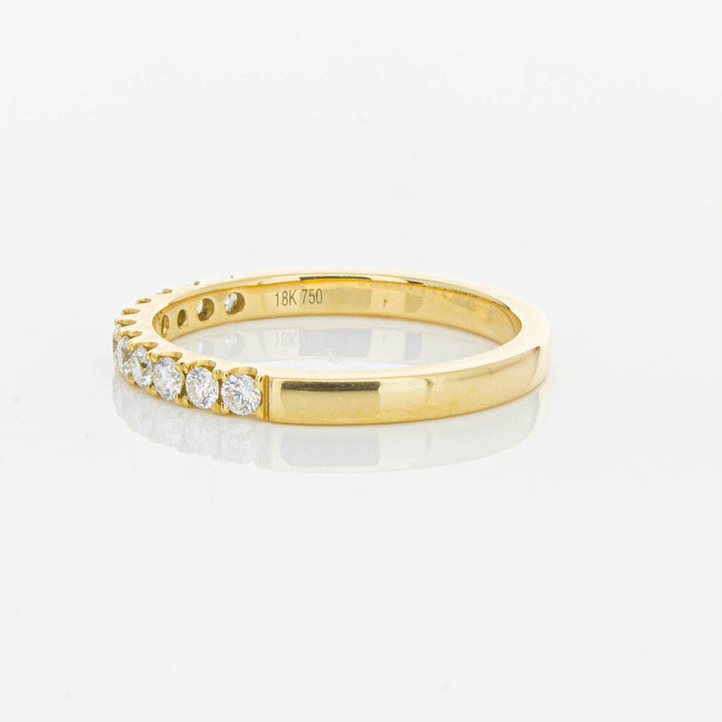 18ct Yellow Gold .33ct Diamond Bella Band-Ring-Walker & Hall