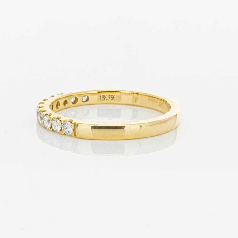 18ct Yellow Gold .33ct Diamond Bella Band-Ring-Walker & Hall