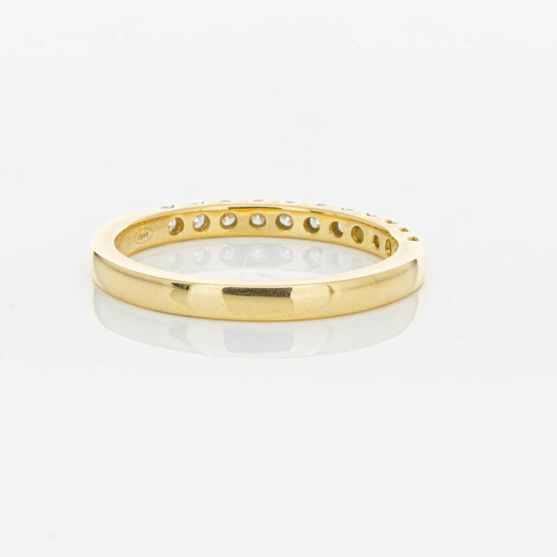 18ct Yellow Gold .33ct Diamond Bella Band-Ring-Walker & Hall