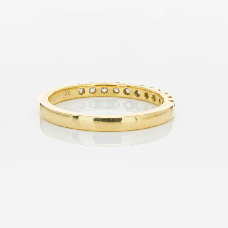 18ct Yellow Gold .33ct Diamond Bella Band-Ring-Walker & Hall