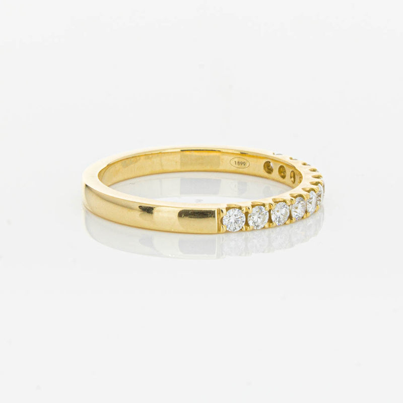 18ct Yellow Gold .33ct Diamond Bella Band-Ring-Walker & Hall