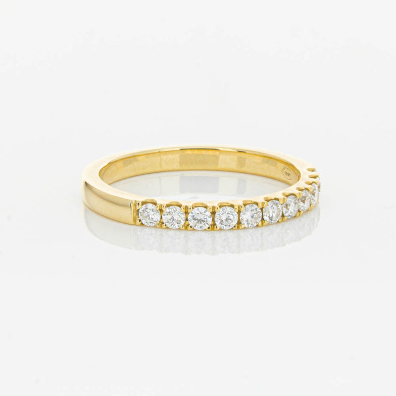 18ct Yellow Gold .33ct Diamond Bella Band-Ring-Walker & Hall