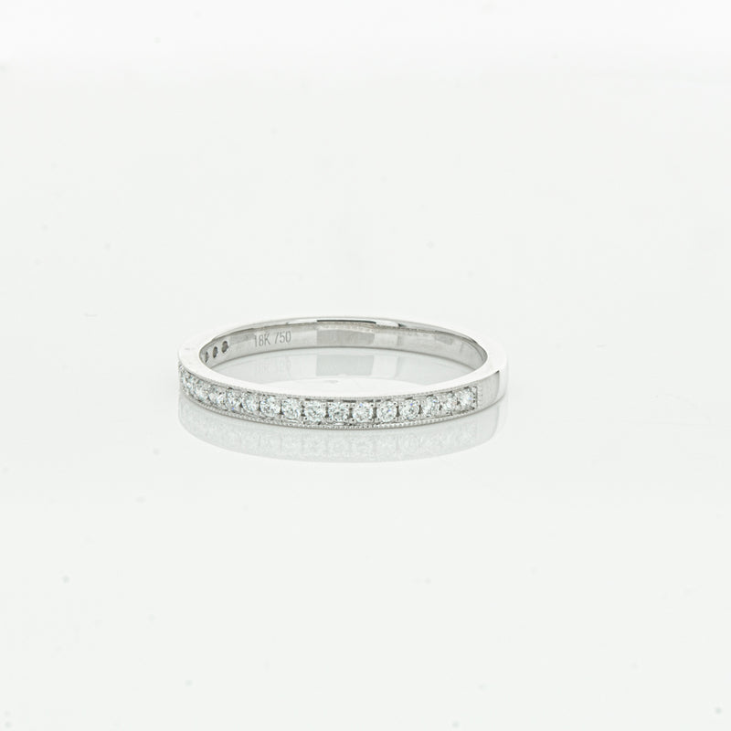 18ct White Gold .16ct Diamond Galaxis Band-Ring-Walker & Hall