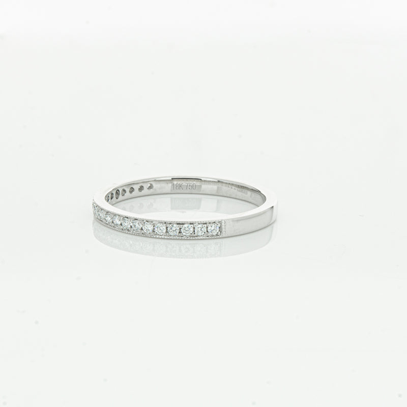 18ct White Gold .16ct Diamond Galaxis Band-Ring-Walker & Hall