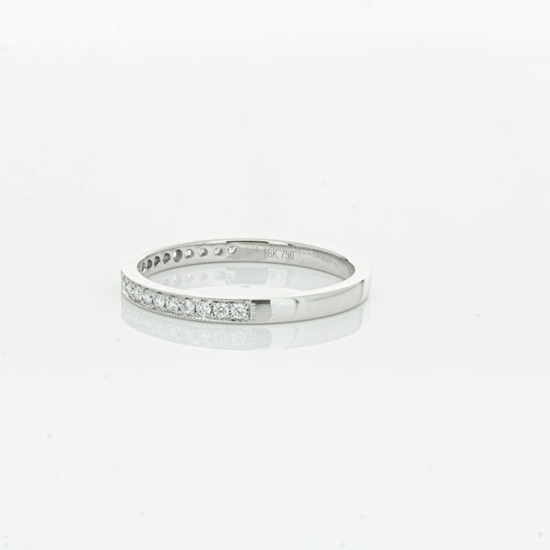 18ct White Gold .16ct Diamond Galaxis Band-Ring-Walker & Hall