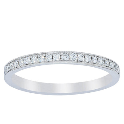 18ct White Gold .16ct Diamond Galaxis Band-Ring-Walker & Hall