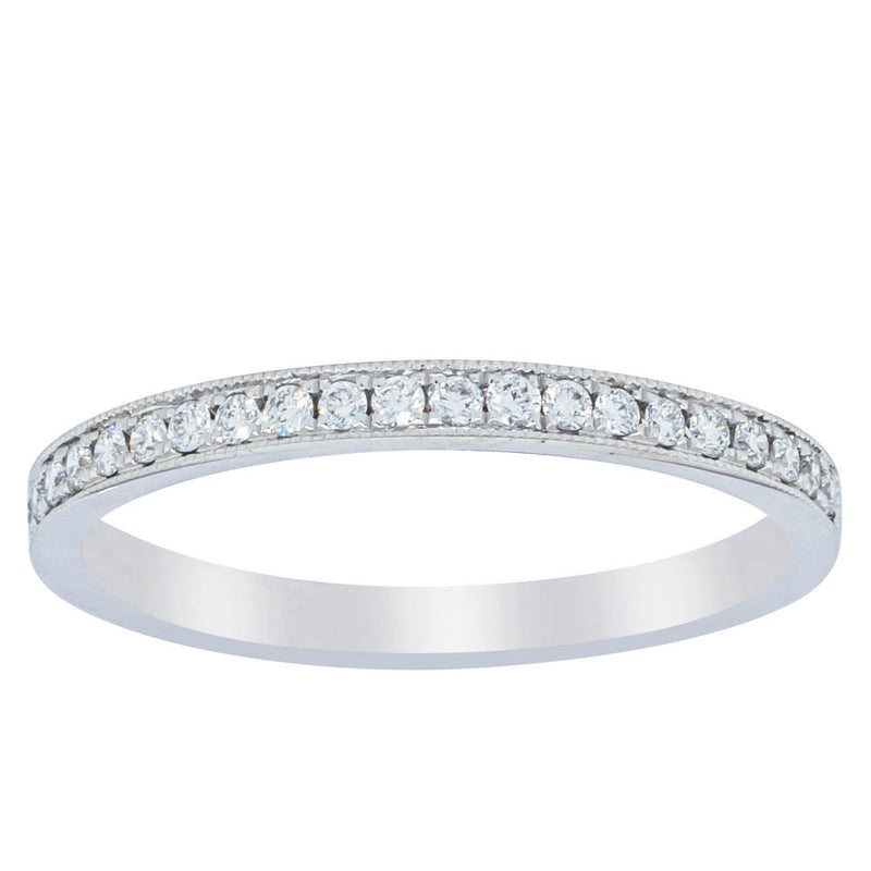 18ct White Gold .16ct Diamond Galaxis Band-Ring-Walker & Hall