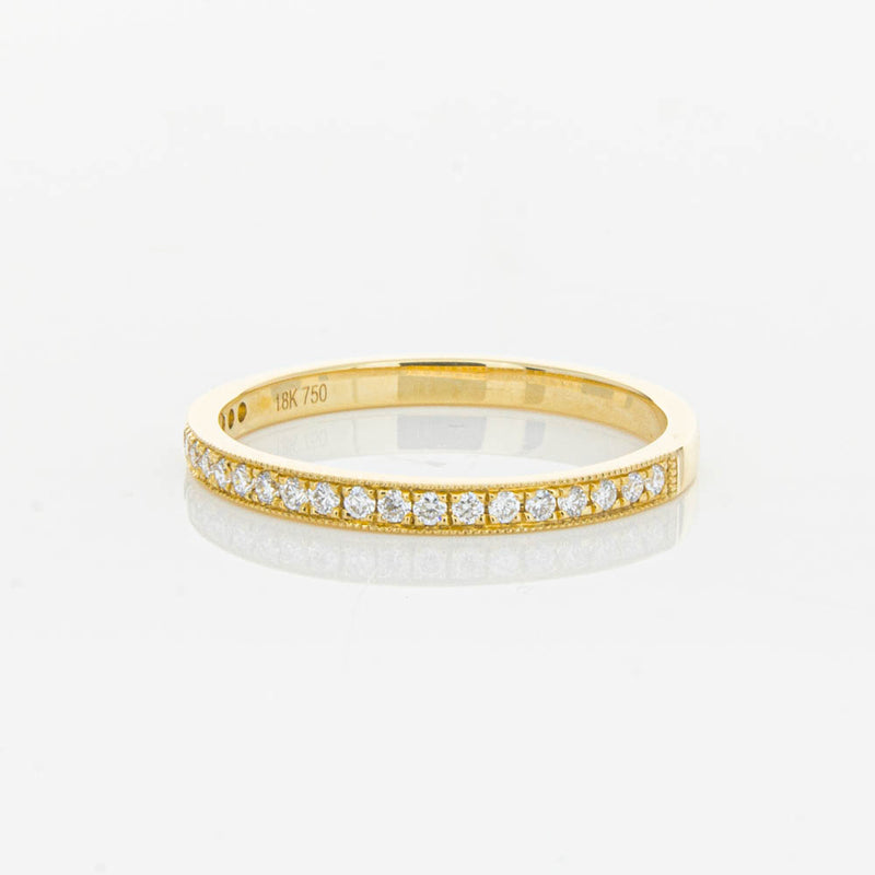 18ct Yellow Gold .16ct Diamond Galaxis Band-Ring-Walker & Hall