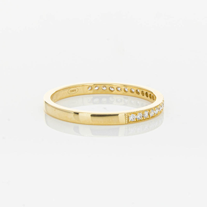 18ct Yellow Gold .16ct Diamond Galaxis Band-Ring-Walker & Hall