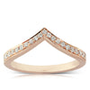 18ct Rose Gold Diamond Tiara Band-Ring-Walker & Hall