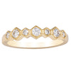 18ct Yellow Gold Diamond Deco Band-Ring-Walker & Hall
