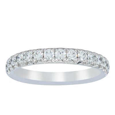 18ct White Gold .50ct Diamond Meridien Band-Ring-Walker & Hall