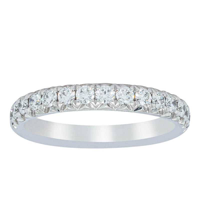 18ct White Gold .50ct Diamond Meridien Band-Ring-Walker & Hall