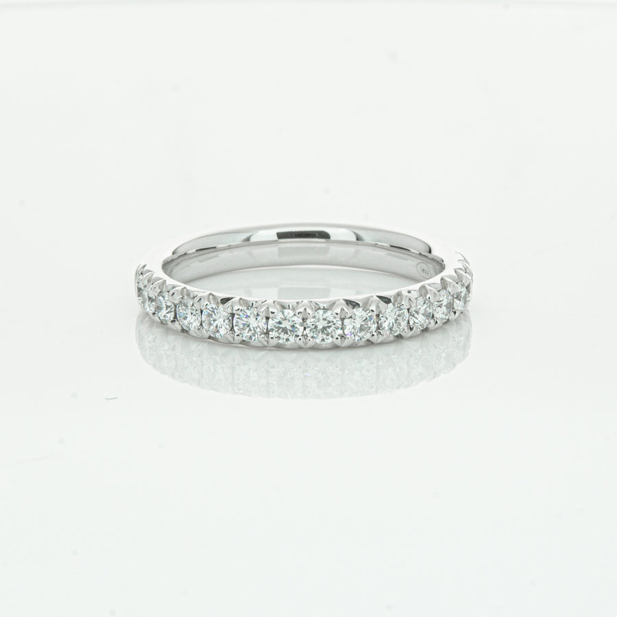 18ct White Gold .50ct Diamond Meridien Band-Ring-Walker & Hall