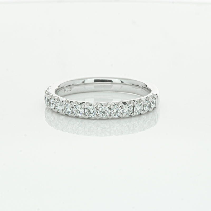 18ct White Gold .50ct Diamond Meridien Band-Ring-Walker & Hall