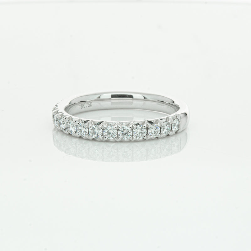 18ct White Gold .50ct Diamond Meridien Band-Ring-Walker & Hall