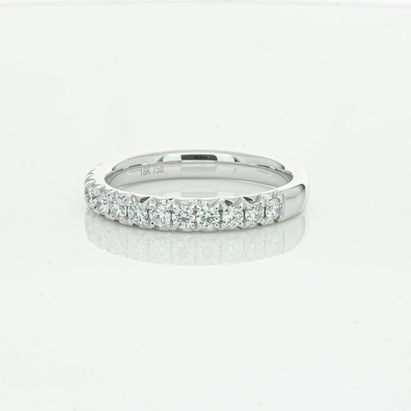 18ct White Gold .50ct Diamond Meridien Band-Ring-Walker & Hall