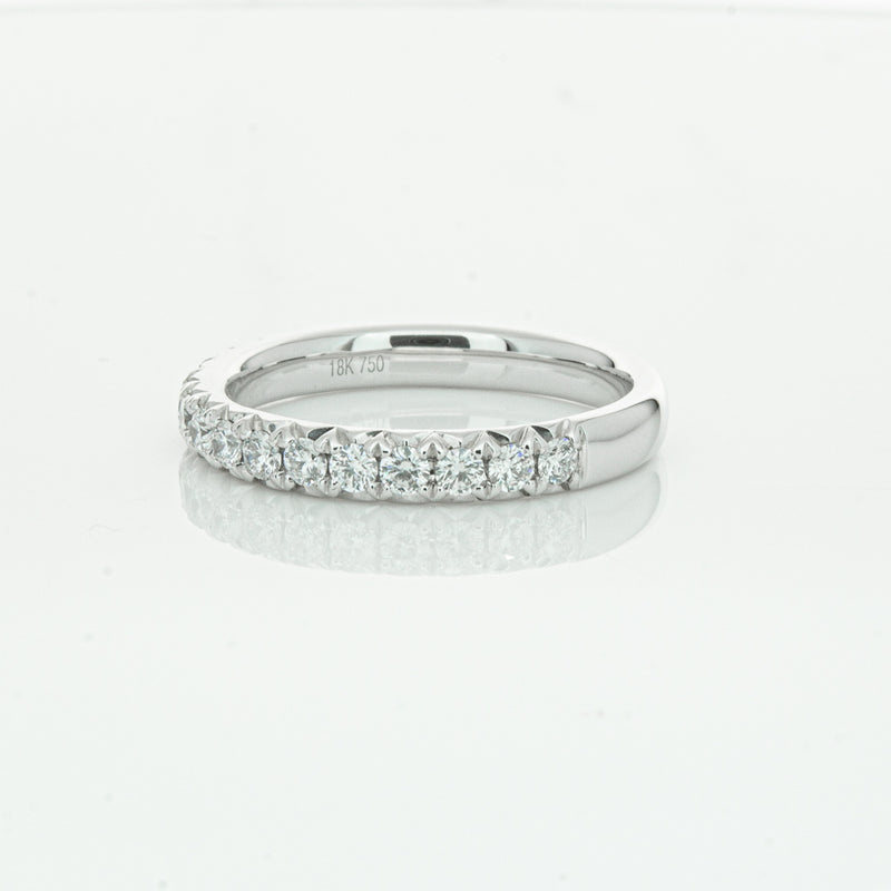 18ct White Gold .50ct Diamond Meridien Band-Ring-Walker & Hall