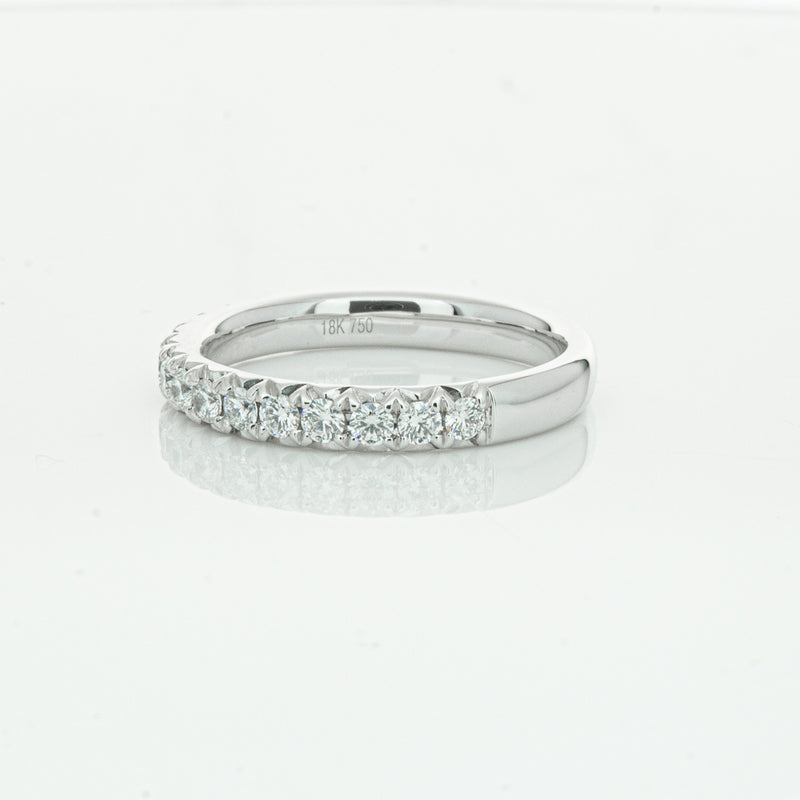 18ct White Gold .50ct Diamond Meridien Band-Ring-Walker & Hall