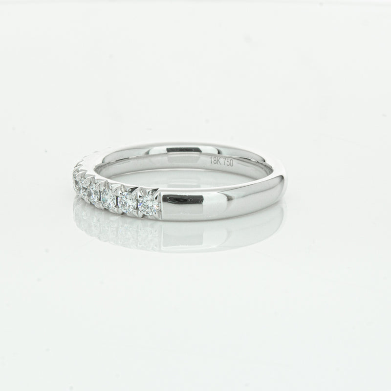 18ct White Gold .50ct Diamond Meridien Band-Ring-Walker & Hall