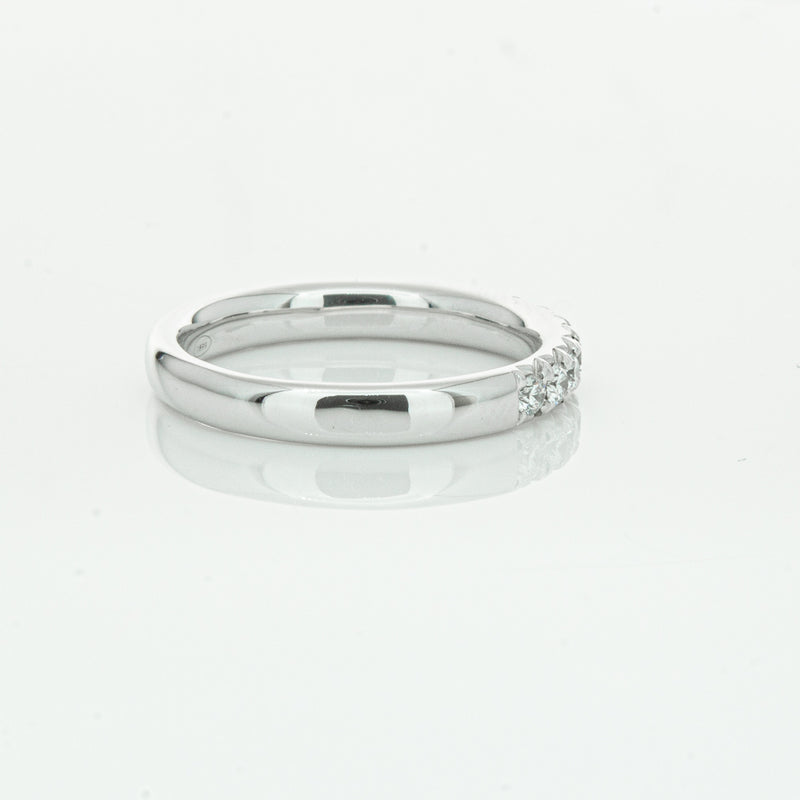 18ct White Gold .50ct Diamond Meridien Band-Ring-Walker & Hall