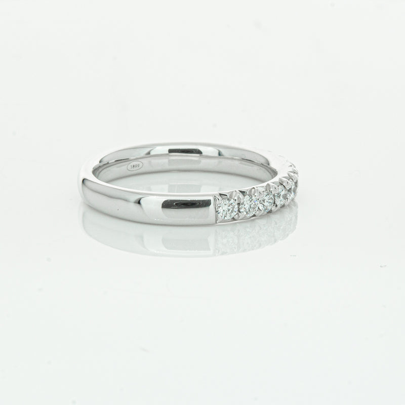 18ct White Gold .50ct Diamond Meridien Band-Ring-Walker & Hall
