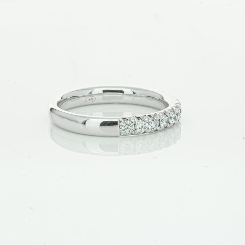 18ct White Gold .50ct Diamond Meridien Band-Ring-Walker & Hall