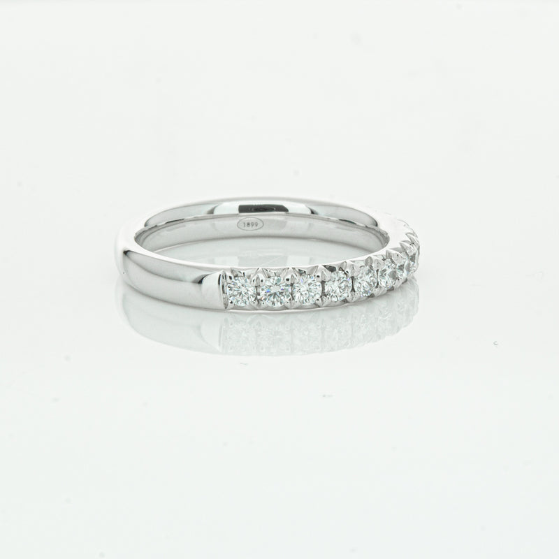18ct White Gold .50ct Diamond Meridien Band-Ring-Walker & Hall