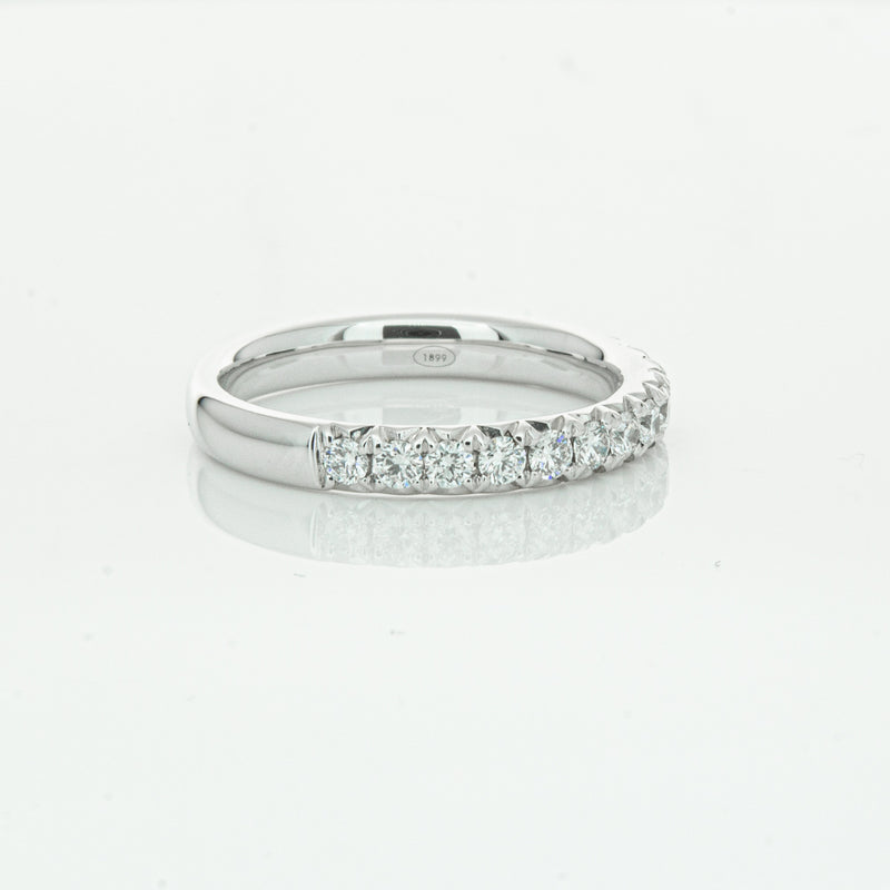 18ct White Gold .50ct Diamond Meridien Band-Ring-Walker & Hall