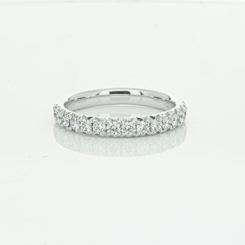 18ct White Gold .50ct Diamond Meridien Band-Ring-Walker & Hall