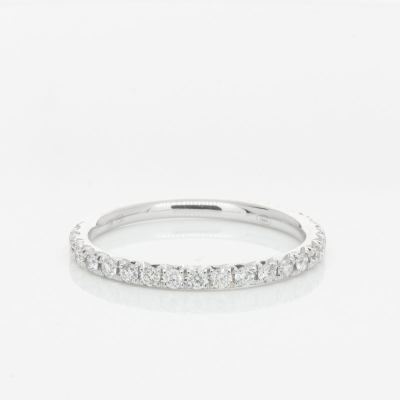18ct White Gold .34ct Diamond Comet Band-Ring-Walker & Hall