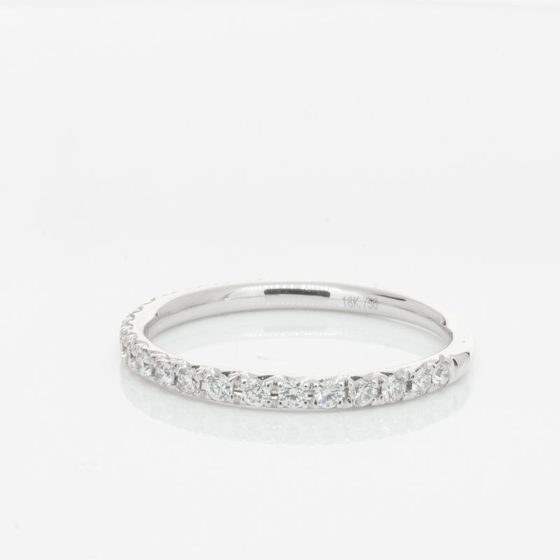 18ct White Gold .34ct Diamond Comet Band-Ring-Walker & Hall