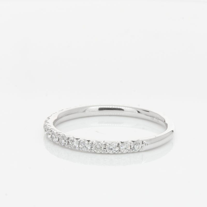 18ct White Gold .34ct Diamond Comet Band-Ring-Walker & Hall