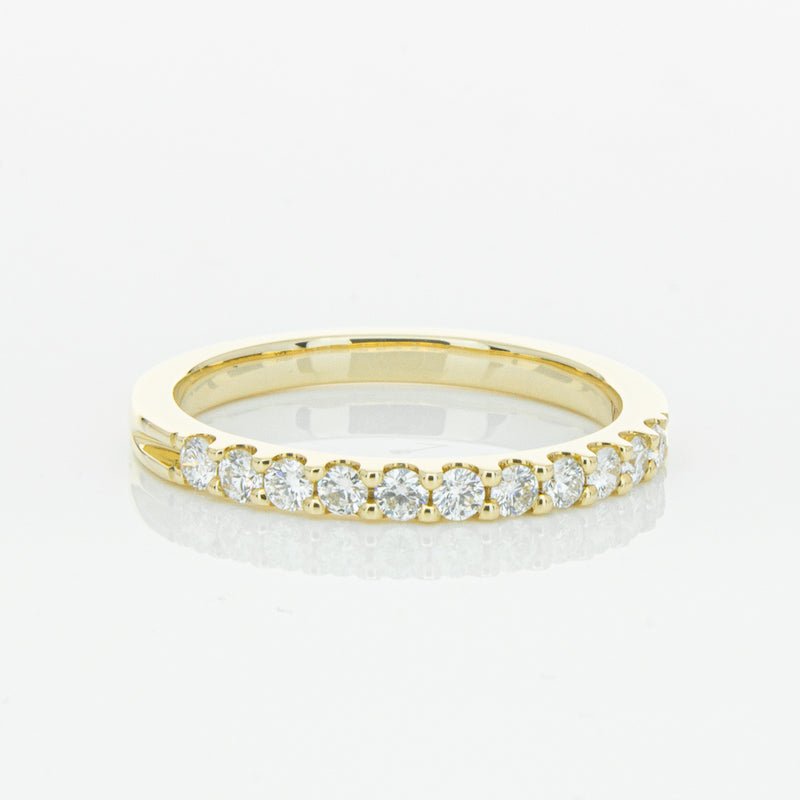 14ct Yellow Gold Diamond Luna Band-Ring-Walker & Hall