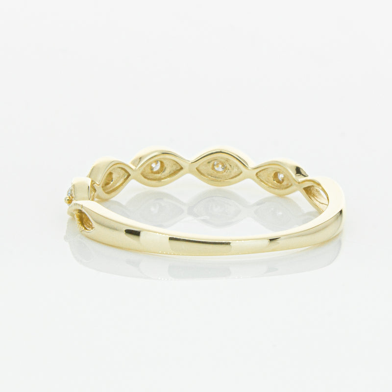 14ct Yellow Gold Diamond Rapunzel Band-Ring-Walker & Hall