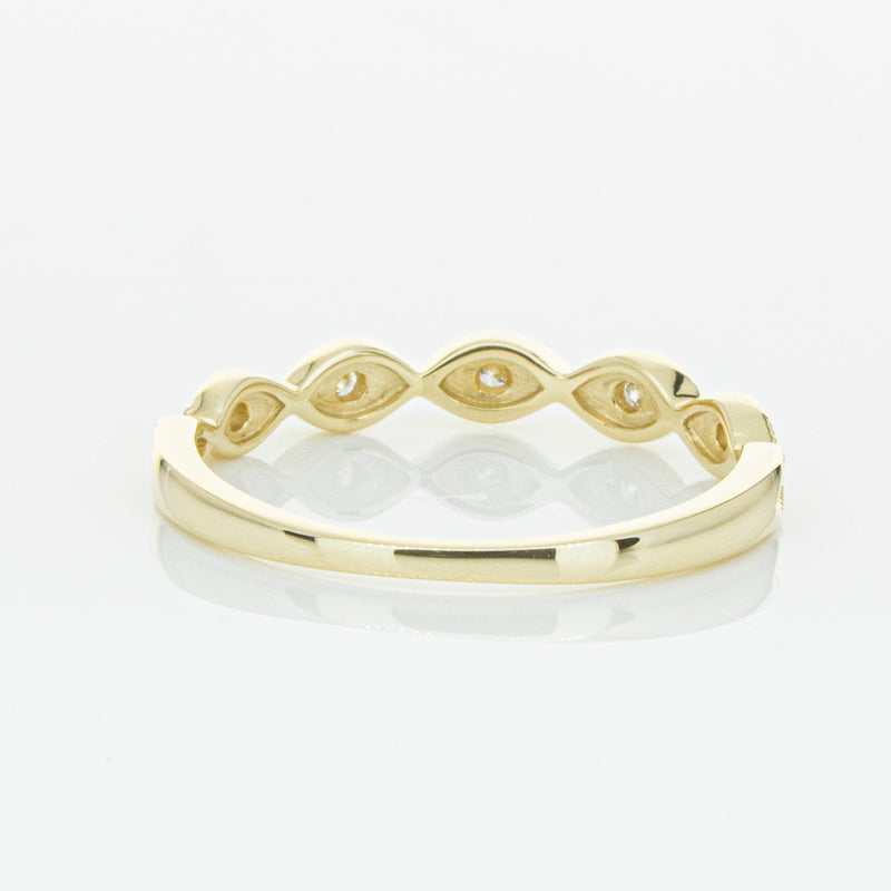 14ct Yellow Gold Diamond Rapunzel Band-Ring-Walker & Hall